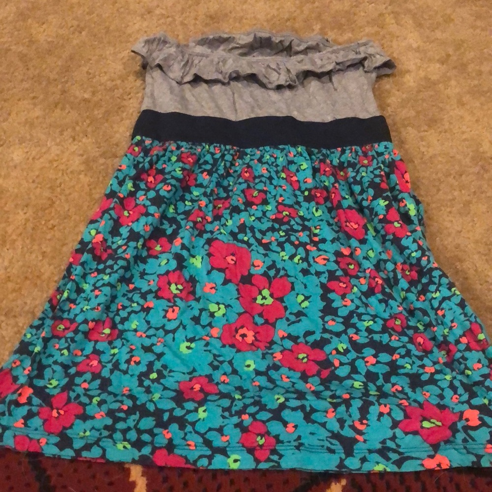 MUST GO - Cute floral tube dress